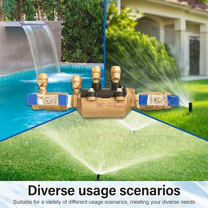 34-350 3/4" Double Check Backflow Preventer, Double Check Valve Assembly | Cast - Image 8