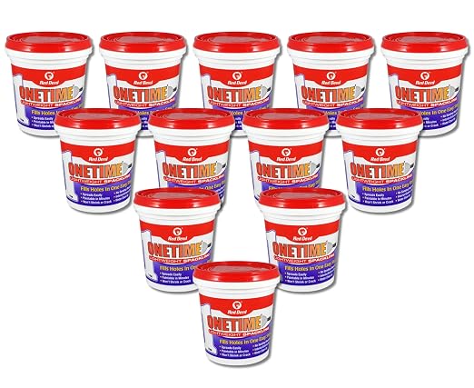 Red Devil 0548 ONETIME Lightweight Spackling, 1 Pint, Made in USA by RedDevil