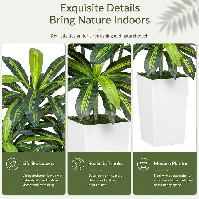 7FT Artificial Dracaena Tree - Image 5