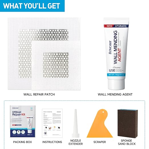 BONCART Spackle Wall & Drywall Repair Patch Kit - Image 3