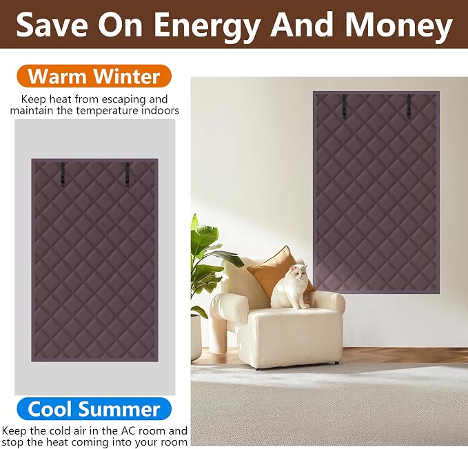 3-Layer Winter Insulated Window Curtain - Image 5