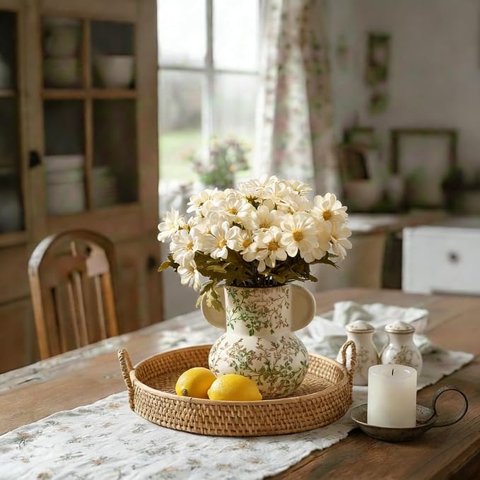 Emotionally Grounded Vase, Vaseking Ceramic Rustic Vase - Image 6