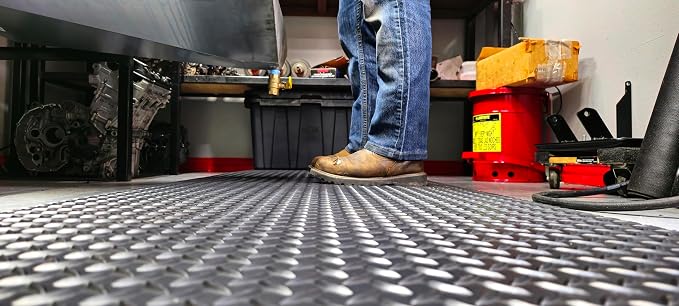 American Classic Diamond Plate Anti-Fatigue Mat – Closed-Cell Polymeric Sponge - Image 8