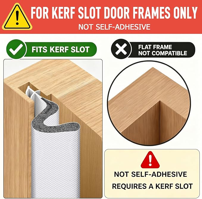 Litaibai Kerf Door Weather Stripping - Image 2