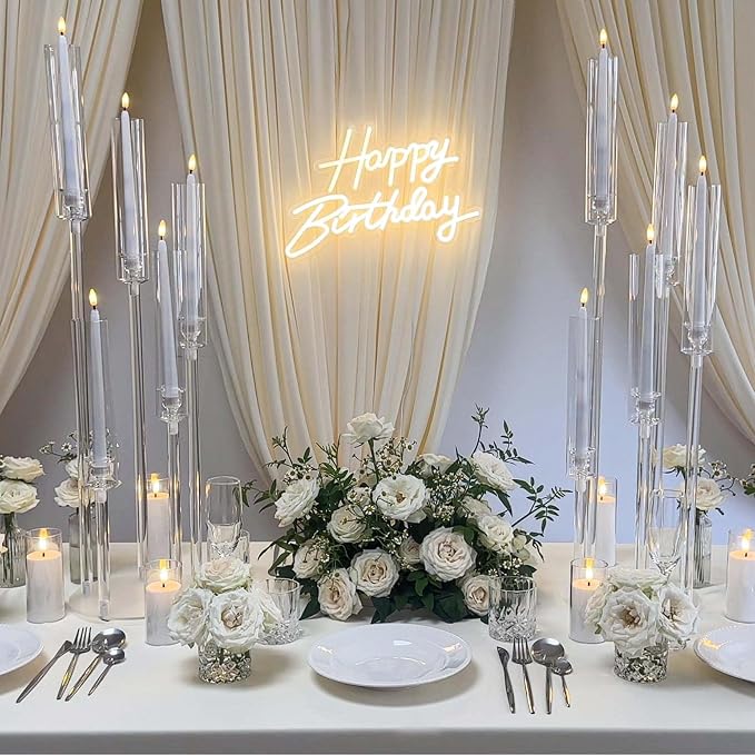 35inch 10pcs Acrylic Candelabra Centerpieces - Image 4