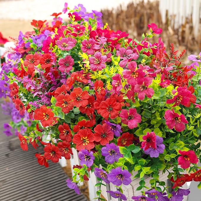 SHareconn 48 Bundles Artificial Flowers - Image 6