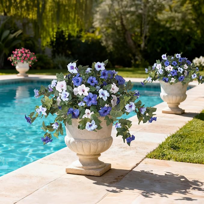 Ammyoo Artificial Fake Petunia Flowers - Image 8