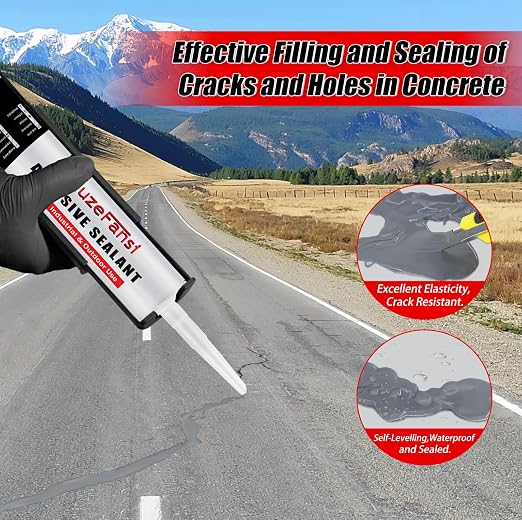 Concrete Crack Filler and Sealant Self-Leveling, Fast Curing Cement Crack - Image 3
