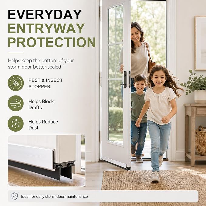 2-Pack Replacement for Andersen Storm Door Bottom Sweep - Image 3