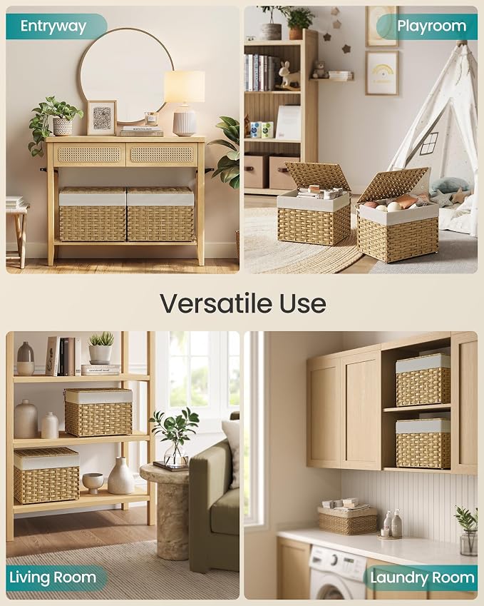 SONGMICS Woven Storage Basket - Image 3