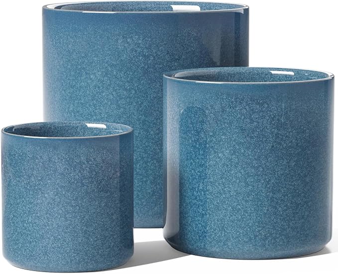 LE TAUCI 10+8+6 Inch Ceramic Pots by LETAUCI