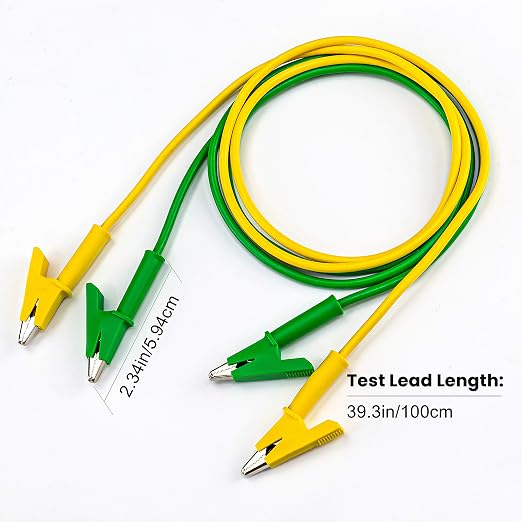 KAIWEETS 5PCS Alligator Clips Electrical Test Leads Set, 15A Jumper Wires Heavy - Image 5