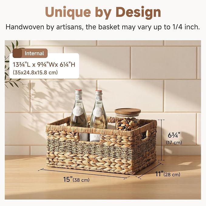 StorageWorks Large Wicker Baskets - Image 3