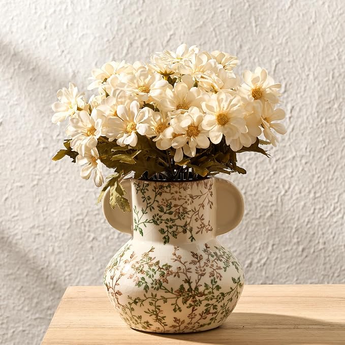 Emotionally Grounded Vase, Vaseking Ceramic Rustic Vase by Vaseking