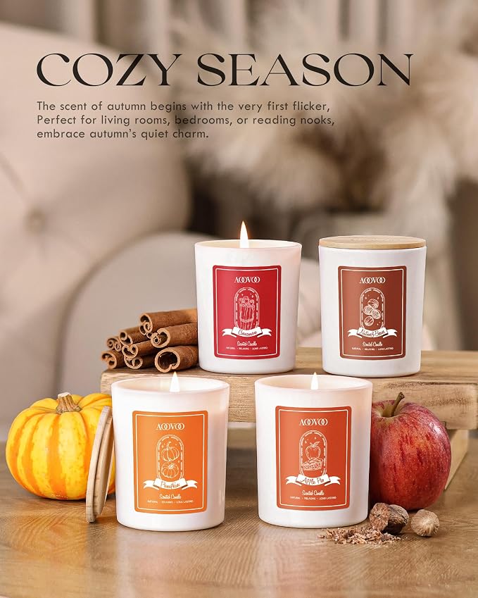 AOOVOO Fall Candles Set for Women - Image 5