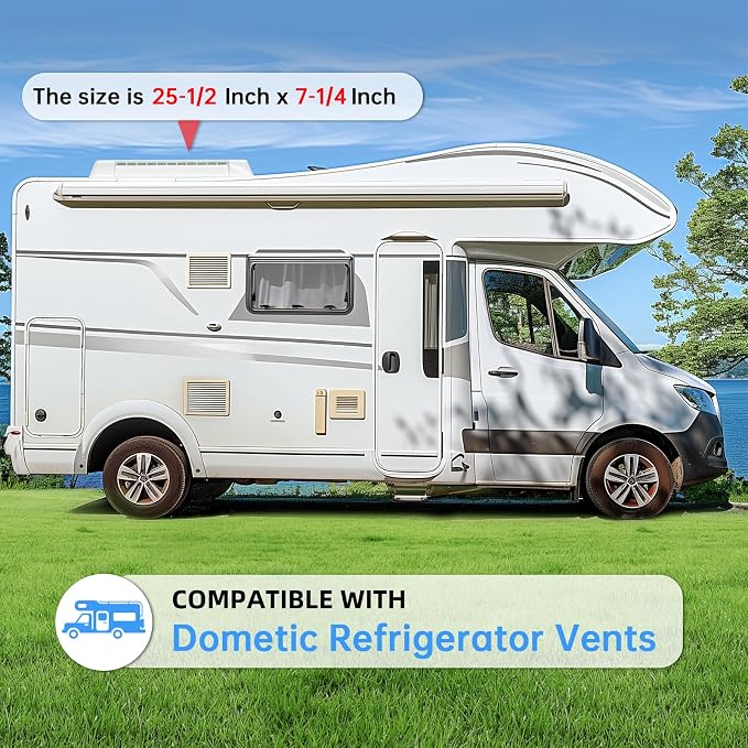 HECASA RV Refrigerator Vent Cover Compatible - Image 5