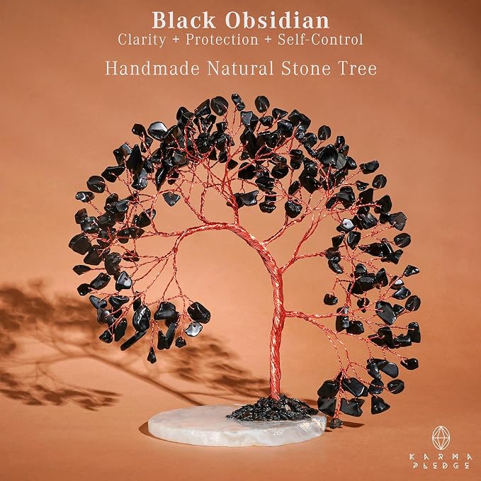 Crystal Tree of Life for Home, Wall Decor to Bring Money & Good Luck, Handmade - Image 2