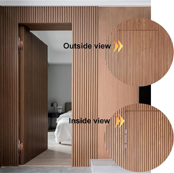 5 Inch No Mortise Door Hinges, Heavy-Duty 304 Stainless Steel Hinges - Image 3