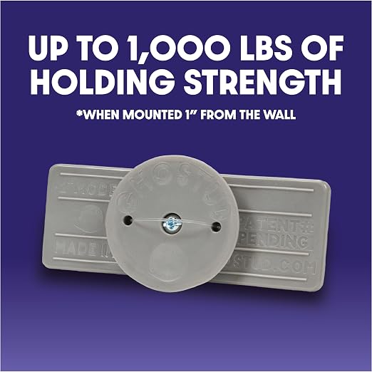 GS2 Wall Mounting Solution – Patent Pending Backing Plate Increases Drywall - Image 4