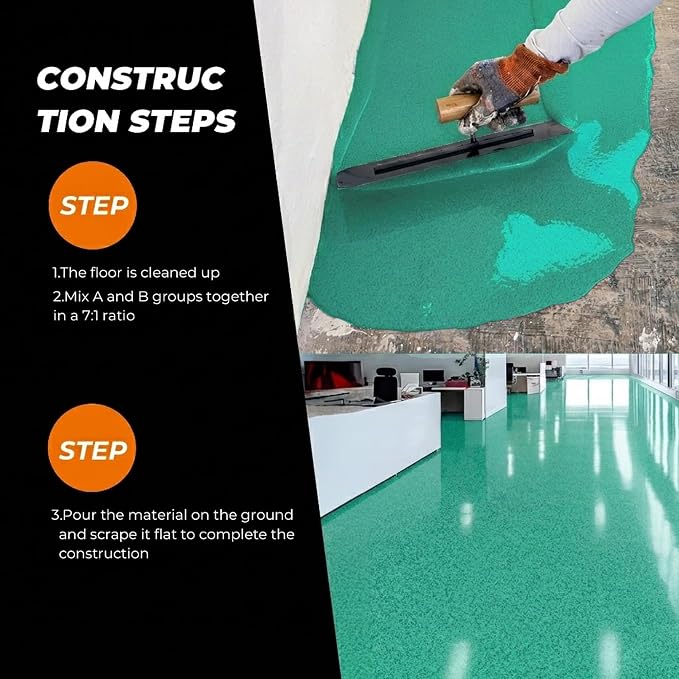 Self Leveling Epoxy Color Sand Floor Paint - Image 2