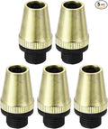 uxcell Cable Glands Strain Relief Cord Connector Grips Metal Gold Tone 5Pcs by uxcell