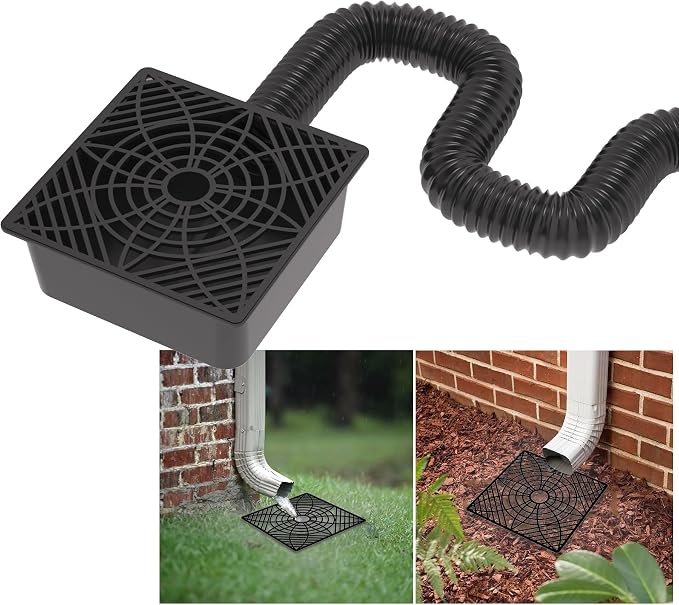 YOTODY Gutter Downspout Extensions, Catch Basin Low Profile Downspout Extender by YOTODY