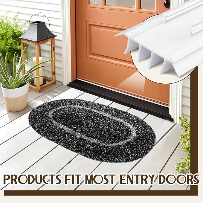 Pushglossy 2 Pcs Kerf Style Door Bottom Seal - Image 6