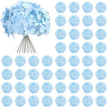 Auihiay 64Pcs Blue Hydrangea Artificial Flowers, Silk Hydrangeas Decor | by Auihiay