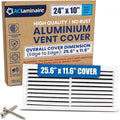 24x10 Aluminum Wall Ceiling Air Return Vent Cover HVAC Rustproof Grille by ACLAMINAIRE