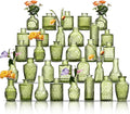 Glass Bud Vases Set of 32 by Unknown