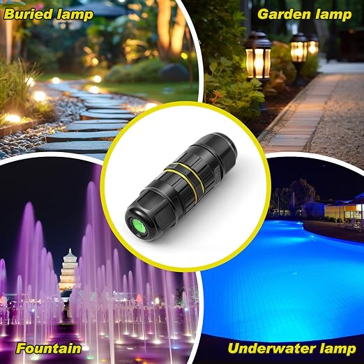 Relaxweex 4 Pcs M16-2pin Ip68 Outdoor Waterproof Electrical Junction Box - Image 6