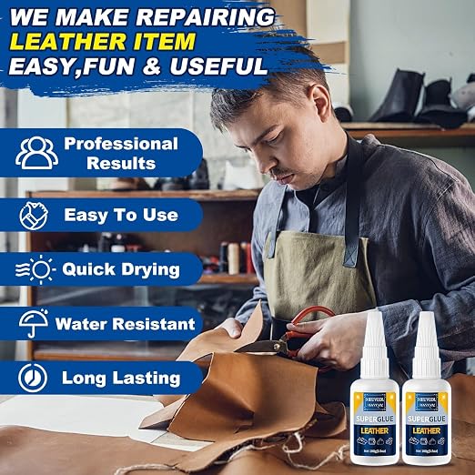 Leather Glue 100g, Fast-Setting Leather Repair Adhesive - Image 5