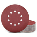 9 Inch 10 Holes Sanding Disc 240 Grit Drywall Sandpaper 30PCS by Awutzut