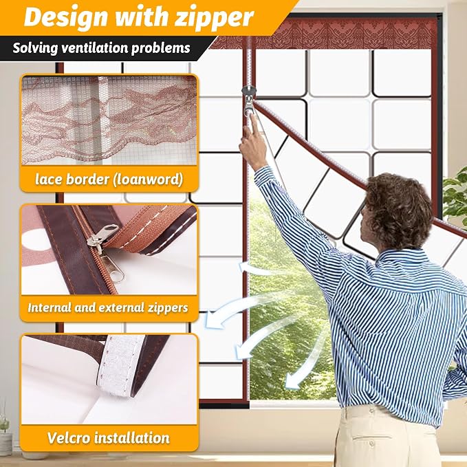 Thickened Reusable Window Insulation Kit 47'' x 63''-Winter Weatherproofing - Image 4