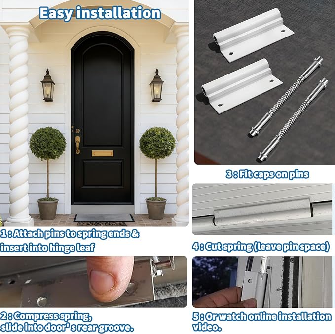 Lower Screen Door Hinge Leaf & K5131 Hinge Pin Kit - Image 5