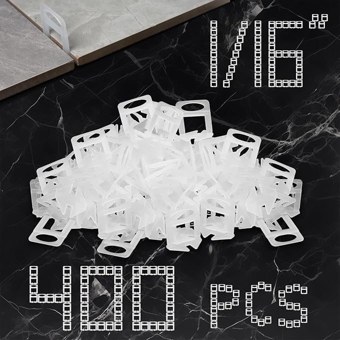 Storystore 400pcs Tile Leveling System Clips 1/16 Inch Tile Spacers | Tile by Storystore