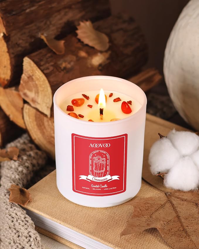 AOOVOO Apple Cinnamon Scented Candles - Image 5