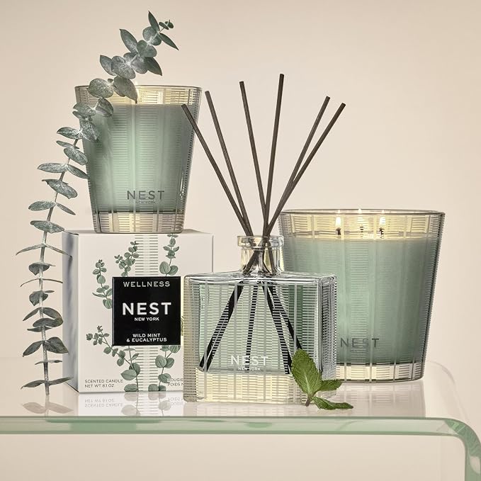 NEST New York Scented Classic Candle, Wild Mint & Eucalyptus - Image 6
