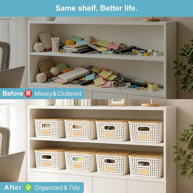 Small Plastic Storage Bins - Image 7