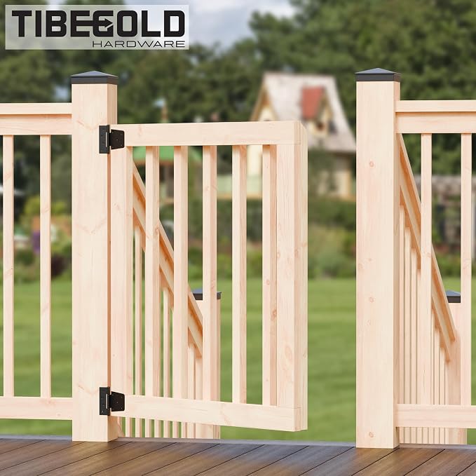 3-1/2 Inch Heavy Duty Gate Hinges, Gate Strap Hinge - Image 7