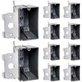 1-Gang Adjustable PVC Electrical Outlet Box 21 Cu in. PVC Junction Box by OhLectric