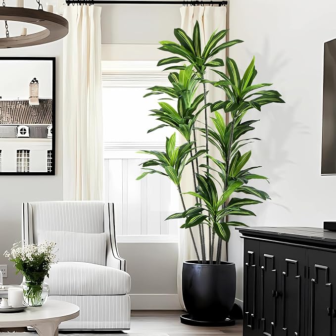 Dracaena Artificial Plant Indoor 6FT - Image 7