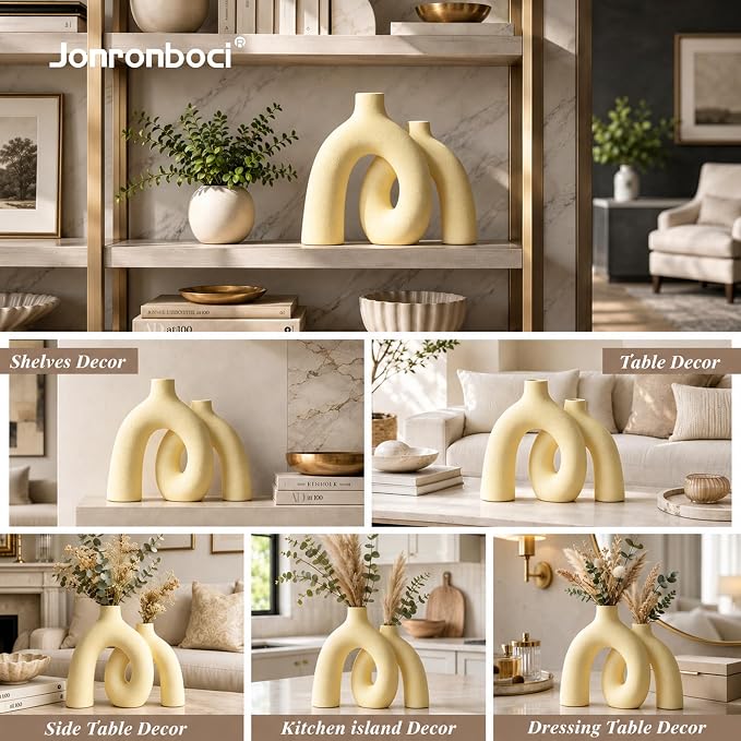 Hug Donut Decorative Vase Set - Image 7
