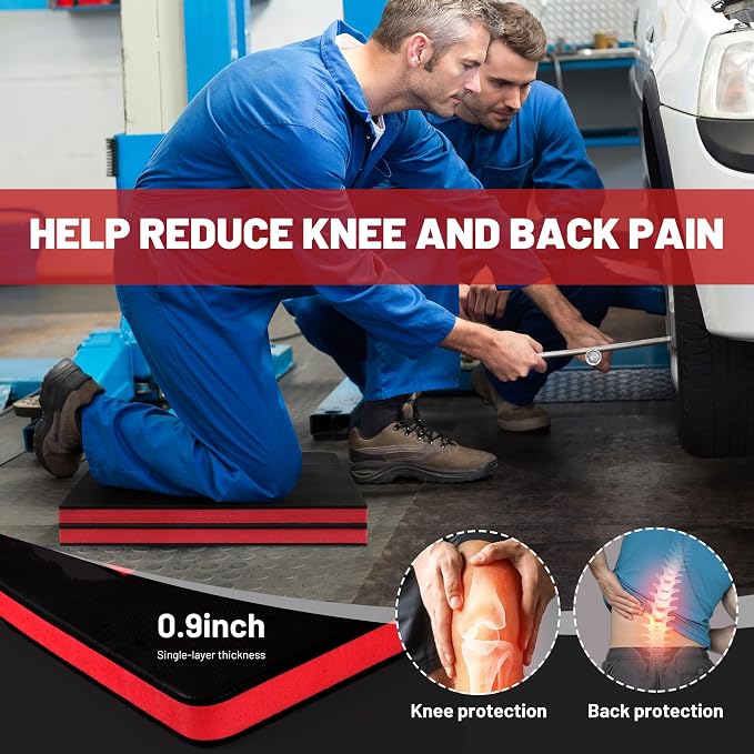 Foldable Mechanic Mat Kneeling Pad, 0.9" Extra Thick EVA Foam - Image 4