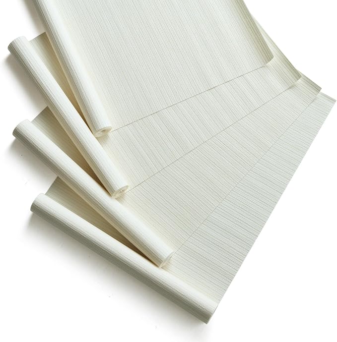 Replacement Fabric Panels for Sliding Glass Door, Fabric Only, Natural Woven by PieceNat