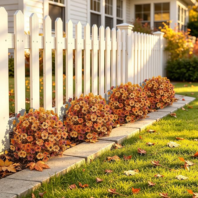 Alupssuc 8Pcs 20" Artificial Topiary Ball Flowers - Image 3