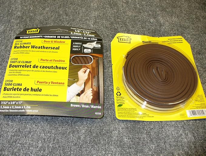 All Weather EPDM Rubber weatherstripping, P Seal Door Seal - Image 7