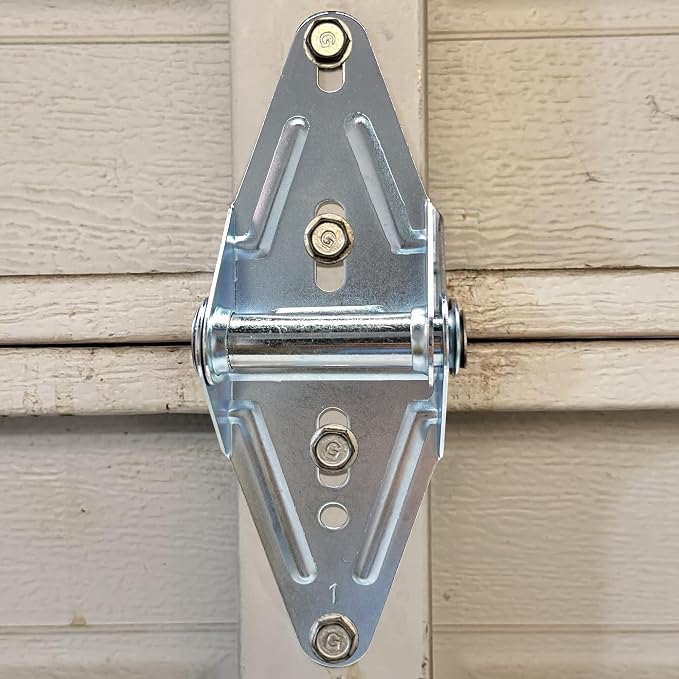 2 Pcs 18 GA Narrow Body Hinges, Rustproof Garage Door Hinge Replacement | - Image 6