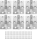 6 Pack Ball Bearing Door Hinges by LITLANDSTAR