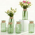 6 Pack Mason Jar Vases for Centerpieces, Wide Mouth Mason Jars by LEYIQU